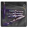 Saltwater Trolling Fishing Lures Bird Chain Teaser for Fishing with Rigged Hook 8/0 for Mahi, Tuna, Wahoo and Big Game Fish (Black) view 2