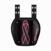 O Shield Pink Ribbon Football Back Plate, Lower Back Pads for Football Players, Rear Protector, Universal Fit, BCRF (Breast Cancer Research Foundation) Supporter, Youth view 1