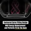 O Shield Pink Ribbon Football Back Plate, Lower Back Pads for Football Players, Rear Protector, Universal Fit, BCRF (Breast Cancer Research Foundation) Supporter, Youth view 4