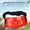 Fishing Rod 90 Degree Adjustable Waist Fighting Belt Fishing Belly top Fishing Fighting Waist Adjustable Fishing Rod Holder Belt Fishing Belt Rod Holder Fishing Belly Top Waist Rod Holder Belt (red) view 2