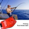Fishing Rod 90 Degree Adjustable Waist Fighting Belt Fishing Belly top Fishing Fighting Waist Adjustable Fishing Rod Holder Belt Fishing Belt Rod Holder Fishing Belly Top Waist Rod Holder Belt (red) view 4