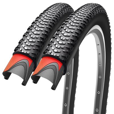 26x2.10 inch Bike Tires Pair Mountain Bike Tires 60 TPI Foldable Kevlar High Grade Made Bicycle Tires (26x2.10) Pack of 2