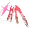 Saltwater Trolling Fishing Lures Bird Chain Teaser for Fishing with Rigged Hook 8/0 for Mahi, Tuna, Wahoo and Big Game Fish (Pink) view 1