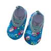 Crib Shoes Girl Baby Floor Socks Kids Girls Boys The Shoes Cartoon Barefoot Socks Non-Slip Baby Led Shoes Blue view 3