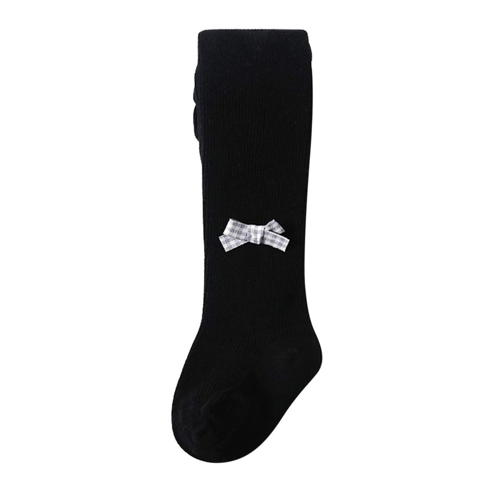 AnFeng Leggings for Girls Toddler Kids Baby Girls Fashion Plaid Bow Stocking Panty-Hose Tight Trousers (Black, 31)