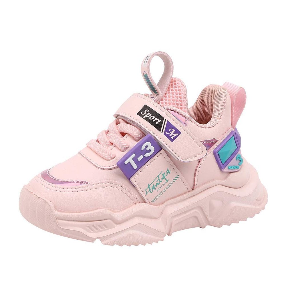7c Shoes for Boys Children's Neutral Lightweight Shoes Casual Outdoor Sports Shoes Baby Shoes Toddler Boy Sneaker Size 7 Pink