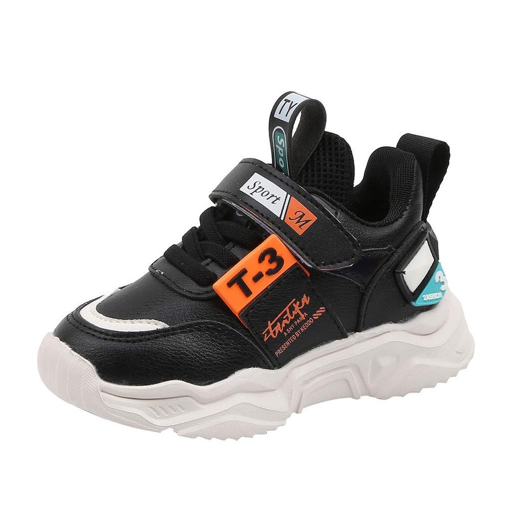 7c Shoes for Boys Children's Neutral Lightweight Shoes Casual Outdoor Sports Shoes Baby Shoes Toddler Boy Sneaker Size 7 Black