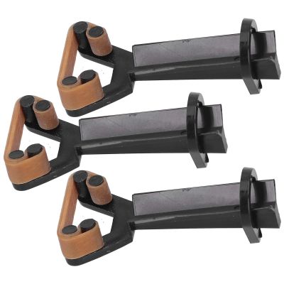 HERCHR 3PCS Billiard Cue Clamps Pool Cue Tip Clamp Cue Stick Tip Repair Kit Y-Shaped Elastic Cue Tip Fastener Pool Cue Repair Tip Kit for Billiard Table Cue Tips Snooker Accessories