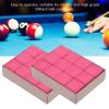 HERCHR Pool Chalk Cubes, 24pcs Cue Tip Chalk Billiard Pool Cue Dry Chalk Cue Stick Chalks Accessory(Red) view 4