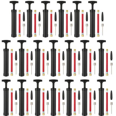 Zhehao 36 Set Ball Pump Bulk Air Pump for Sports Balls Soccer Ball Pumps with Needle Extension Hose Christmas Portable Hand Pump Inflation Kit for Football Basketball Christmas OCC Shoeboxes