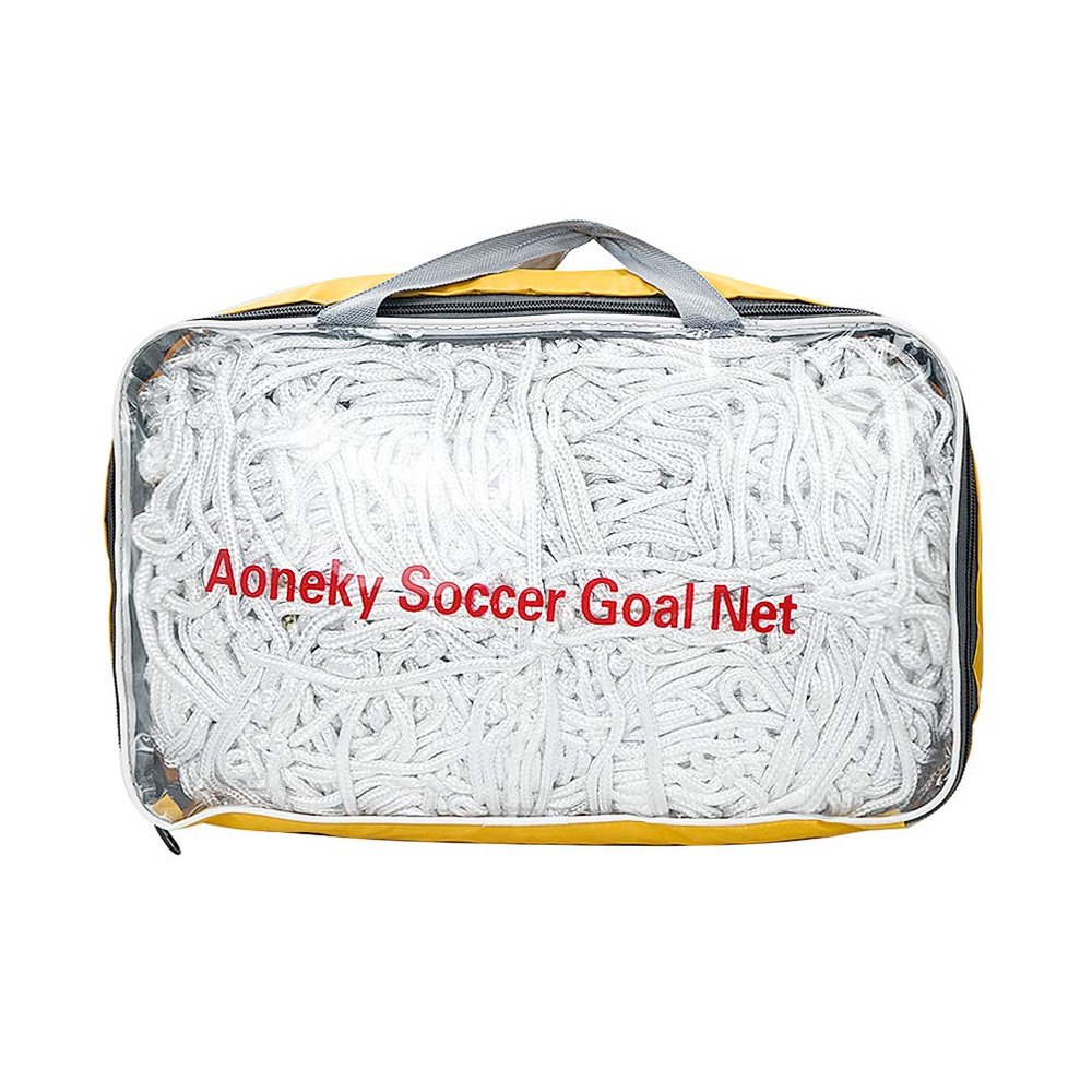 Aoneky 4 mm Heavy Duty Soccer Goal Net - 10 lbs per Netting - Replacement Full Size Football Post Net - NOT Include Posts (10 x 6.5 Ft)