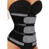LMSXCT Waist Trainer for Women 3 Straps Tummy Control Workout Corset Cincher Long Torso Trimmer Sauna Belt Sports Body Shaper view 3