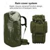Internal Frame Hiking Backpack 65L Backpacking Backpack with Rain Cover Waterproof Camping Rucksack for Men and Women (Army Green) view 2