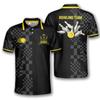 PRIMESTY Custom Bowling Shirts for Men, Personalized Bowling Jerseys with Name and Team Name, Custom Bowling Polo Shirts view 1