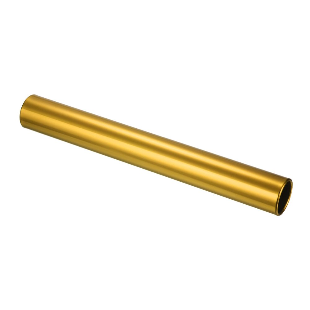 PATIKIL Relay Track Baton, Aluminum Alloy Tube Field Running Race Stick for Outdoor Athletics Sport Game Tool, Gold