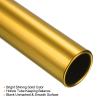 PATIKIL Relay Track Baton, Aluminum Alloy Tube Field Running Race Stick for Outdoor Athletics Sport Game Tool, Gold view 4