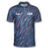 PRIMESTY Men's Custom Bowling Shirts, Personalized Polo with Name & Team Name, Quick-Dry Poly & Spandex, Short Sleeves, Small Size, Modern Style, Michigan Bowling Team view 2
