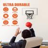 XXXYYY Mini Basketball Net Replacement 8 Loop [2 Pack], Vibrant Color, for Indoor Door/Room Walls 8"-10.25" Hoop - Black view 3