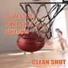 XXXYYY Mini Basketball Net Replacement 8 Loop [2 Pack], Vibrant Color, for Indoor Door/Room Walls 8"-10.25" Hoop - Black view 4