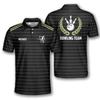 PRIMESTY Tribal Bowling Shirts for Men, Polynesian Custom Name & Team Bowling Jerseys, Personalized Bowling Polo Shirts S-5XL view 1
