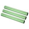 PATIKIL Relay Track Baton, 3 Pack Aluminum Alloy Tube Field Running Race Stick for Outdoor Athletics Sport Game Tool, Green view 1