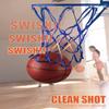 XXXYYY Mini Basketball Net Replacement 8 Loop [2 Pack], Vibrant Color, for Indoor Door/Room Walls 8"-10.25" Hoop - Blue view 4