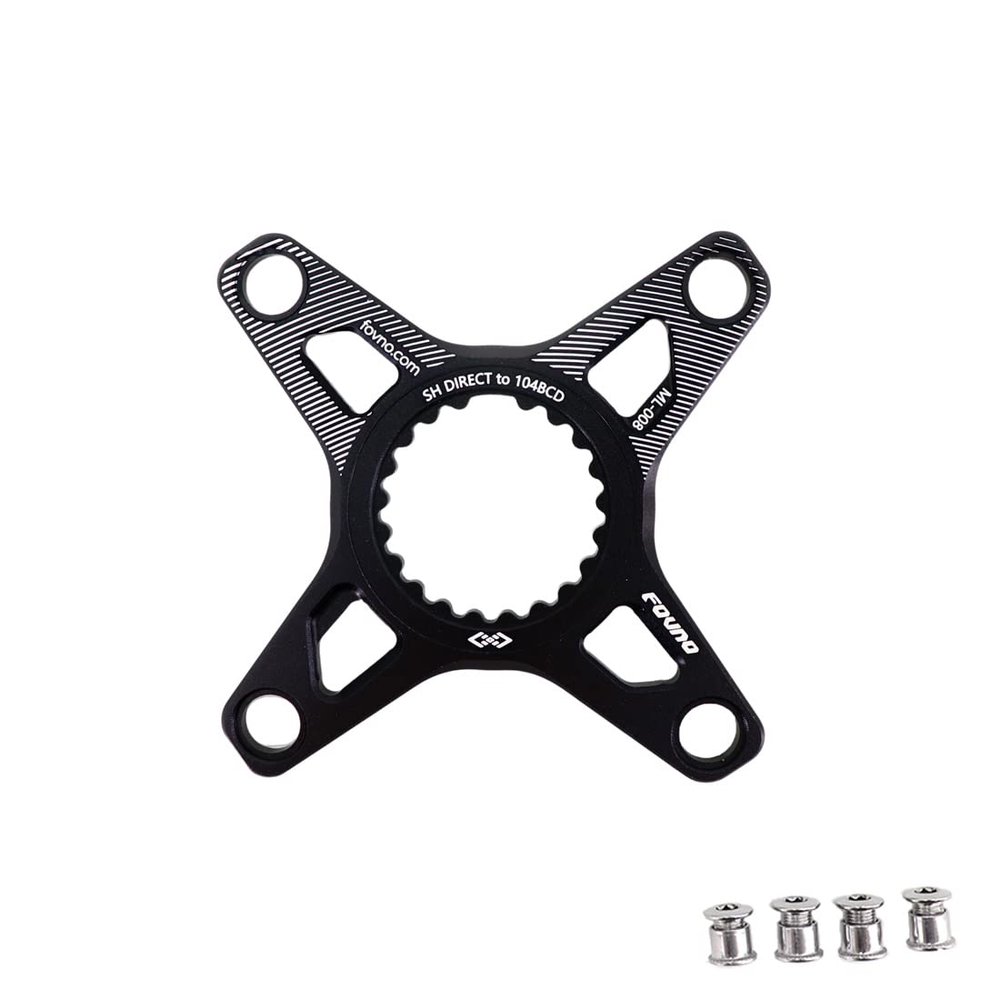 DJC Bike Chairing Spider Adapter for Shimano Direct Mount to 104BCD M6100 M7100 M8100 M9100 XTR SLX (for Shimano to 104BCD)