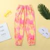 AnFeng Loose Pants Kids Pants Trouser Casual Girls Tie Dyed Baby Boys Print Clothes Toddler Girls Pants (Orange, 7-8 Years) view 3