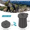 Meitaoyigou Retractable Portable Toilet Pro for Camping, Folding Adjustable Height Outdoor Toilet, for Folding Stool, Outdoor Fishing, Camping Hiking, Hold Up to 660 Pounds Collapsible Stool view 3