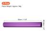 PATIKIL Relay Track Baton, 2 Pack Aluminum Alloy Tube Field Running Race Stick for Outdoor Athletics Sport Game Tool, Purple view 2