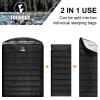 FORINBUY Double Sleeping Bag for Adults Cold Weather Heavy Duty Queen Size 2 Person Sleeping Bag, Waterproof & Warm for Car Camping, Hunting and Tent Camp with Compression Sack view 3