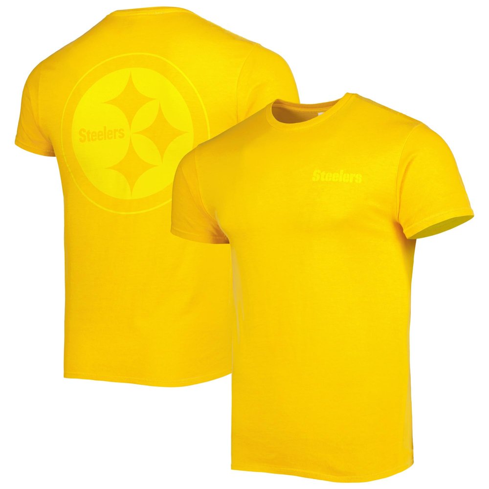 47 Men's Gold Pittsburgh Steelers Fast Track Tonal Highlight T-Shirt
