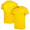 47 Men's Gold Pittsburgh Steelers Fast Track Tonal Highlight T-Shirt view 1