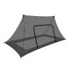 Onewind Camping Mosquito Net for Cot, Shelter Bugnet Camping Screen Room Ultralight No-See-Um Breathable Mesh Bugnet Mosquito Netting with Double Sided Zipper, Black view 1