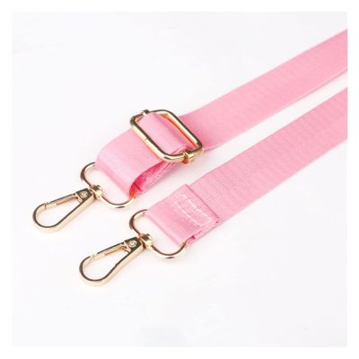 1.3M Long Shoulder Bag Strap Fashion Wide Replacement Strap Compatible with Bags Nylon Woman Messenger Accessories Bag Correa De Repuesto (Color : Pink)