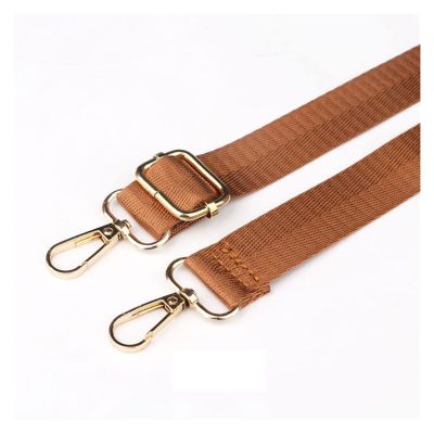 1.3M Long Shoulder Bag Strap Fashion Wide Replacement Strap Compatible with Bags Nylon Woman Messenger Accessories Bag Correa De Repuesto (Color : Brown)