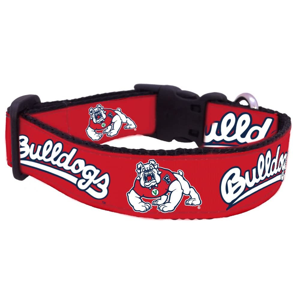College Dog Collar (Medium, Fresno State)