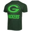 47 Men's Green Green Bay Packers Fast Track Tonal Highlight T-Shirt view 3