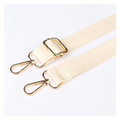 1.3M Long Shoulder Bag Strap Fashion Wide Replacement Strap Compatible with Bags Nylon Woman Messenger Accessories Bag Correa De Repuesto (Color : Beige)
