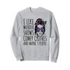 I Like Murder Shows And Maybe 3 People Sweatshirt view 1