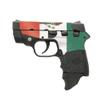 MightySkins Glossy Glitter Skin Compatible with Smith & Wesson M&P Bodyguard 380 (Green or No Laser) - Mexican Flag | Protective, Durable High-Gloss Glitter Finish | Easy to Apply | Made in The USA view 1