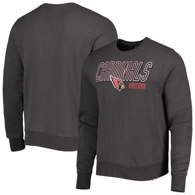 47 Men's Charcoal Arizona Cardinals Locked In Headline Pullover Sweatshirt