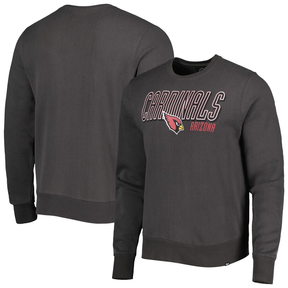 47 Men's Charcoal Arizona Cardinals Locked In Headline Pullover Sweatshirt