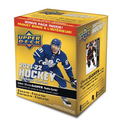 Upper Deck 2021-22 Extended Series Hockey Trading Card Blaster Box - 48 Cards
