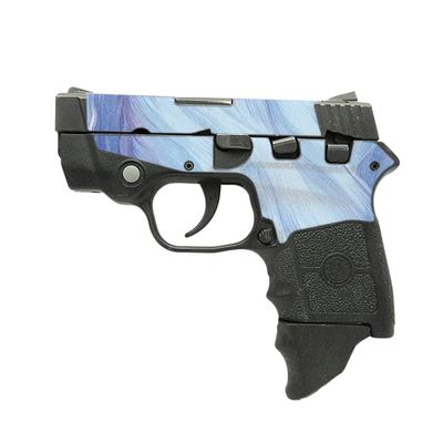 MightySkins Glossy Glitter Skin Compatible with Smith & Wesson M&P Bodyguard 380 (Green or No Laser) - Imaginary | Protective, Durable High-Gloss Glitter Finish | Easy to Apply | Made in The USA