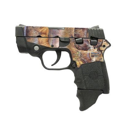 MightySkins Glossy Glitter Skin Compatible with Smith & Wesson M&P Bodyguard 380 (Green or No Laser) - Deer Pattern | Protective, Durable High-Gloss Glitter Finish | Easy to Apply | Made in The USA