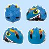Toddler Helmet Kids Bike Helmet for 2 3 4 5 6 7 8 Years Old Girls with 3D Dinosaur Design Protective Gear Set and Safety Certified, Toddler Bike Cycling Skating Skateboard Scooter Helmet (Blue) view 4