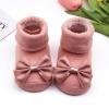 Ikevan Running Shoes for Children Children Kids Socks Soft Bottom Toddler Shoes Socks Bowkot (Watermelon Red, 6 Months) view 3