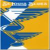 Northwest St. Louis Blues 30 x 60 inch Beach Towel, Puzzle Design view 1