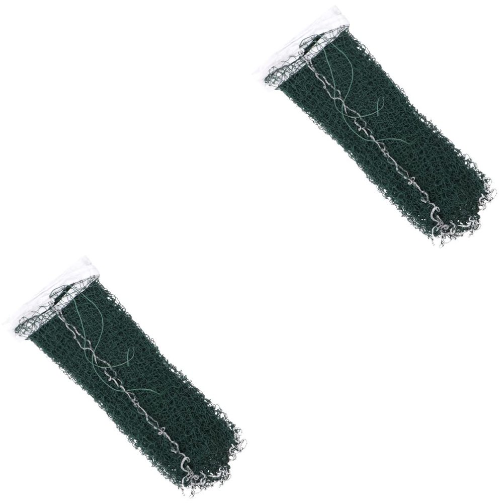 2pcs Portable Professional Badminton Net Nylon Rope Design for Outdoor Indoor Use Easy Tie Installation for Training Recreational Play Sun-Resistant for Backyard Community